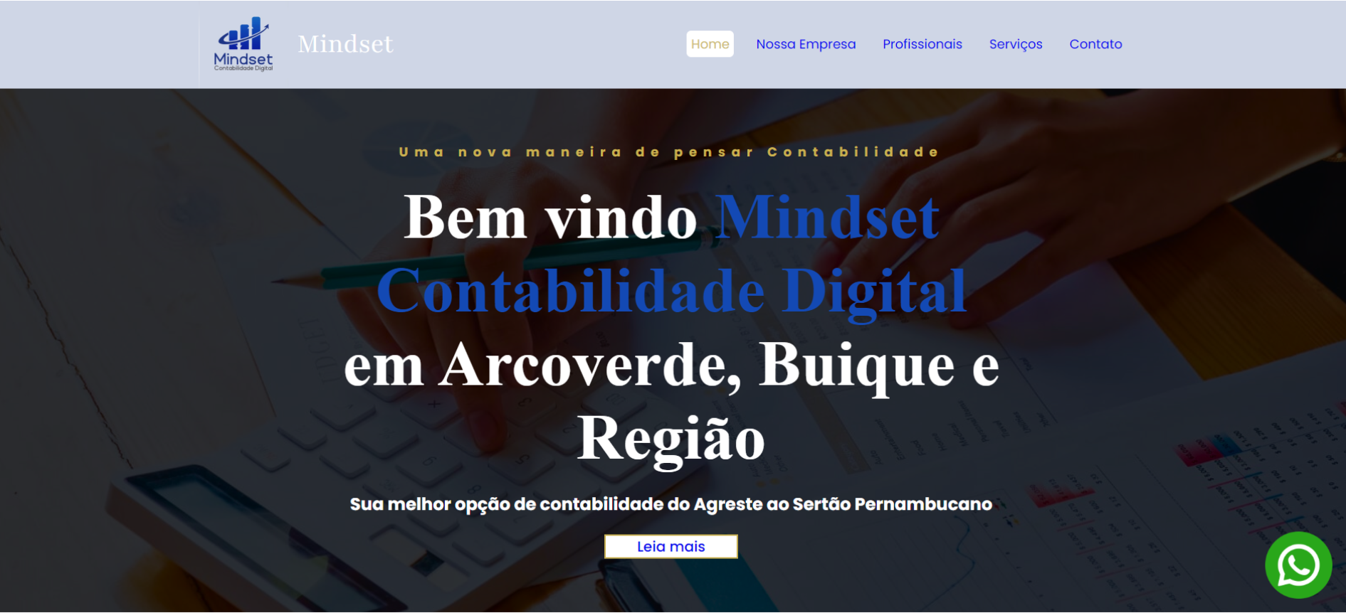 Imagem do Site com o Projeto